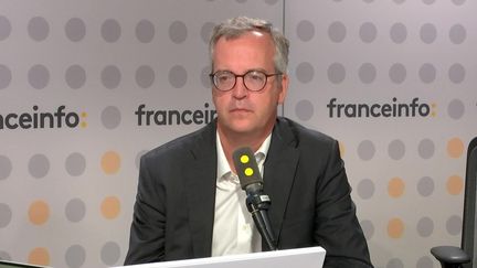 Thomas Fatôme, directeur-général de la Cnam, le 10 septembre 2024 sur franceinfo. (FRANCEINFO / RADIO FRANCE)