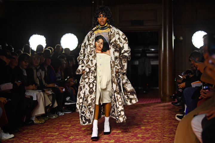 Défilé automne-hiver 2020-21 d'Edward Crutchley&nbsp;à la London Fashion Week masculine, 4 janvier 2020 à Londres (BEN STANSALL / AFP)