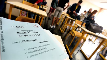 Des élèves passent le bac à Poitiers (Vienne), le 15 juin 2017. (MAXPPP)