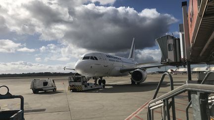 L'aéroport de Bordeaux Mérignac (Gironde). (CAMILLE HUPPENOIRE / FRANCE-BLEU GIRONDE)