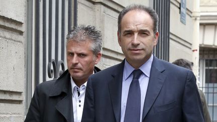 Jean-Fran&ccedil;ois Cop&eacute; arrive aux bureaux parisiens de Nicolas Sarkozy, le 12 juillet 2012 &agrave; Paris. (PIERRE VERDY / AFP)