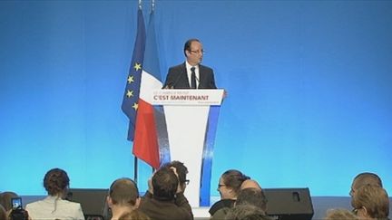 Conférence de presse de François Hollande le 25 avril (FTV)