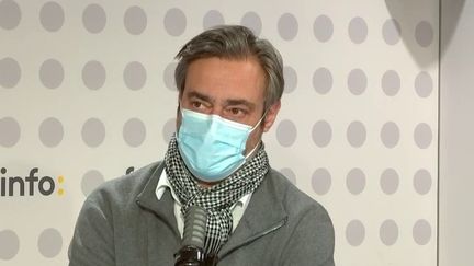 Guillaume Gobet, ex-délégué syndical CGT chez Orpea, sur franceinfo le 8 février 2022. (FRANCEINFO / RADIO FRANCE)