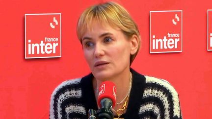 Le 8 février 2024 sur France Inter, Judith Godrèche dénonce des faits qui se sont déroulés au domicile du réalisateur Jacques Doillon ; l'actrice l'acccuse de l'avoir abusée sexuellement quand elle était adolescente. (FRANCE INTER /  RADIO FRANCE / MAXPPP)