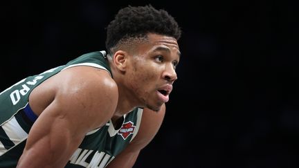 &nbsp;Giannis Antetokounmpo&nbsp;(Milwaukee Bucks), le 18 janvier 2020. (AL BELLO / GETTY IMAGES NORTH AMERICA)