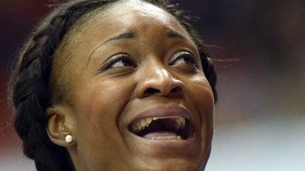 Antoinette Nana Djimou, en lice pour la 2e journée de l'heptathlon