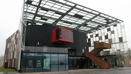 Le Métaphone de Oignies et ses façades musicales.
 (Denis Charlet / AFP)