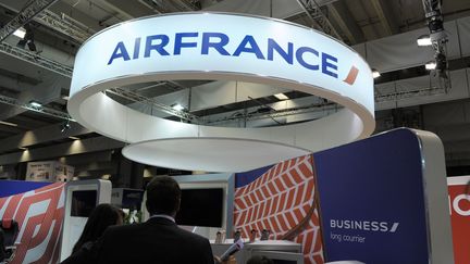 Le stand Air France au salon Top Resa, le 24 septembre 2014 &agrave; Paris. (ERIC PIERMONT / AFP)