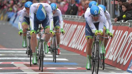 Svein Tuft avait terminé dernier du Tour de France 2013. (LUCA ZENNARO / MAXPPP)