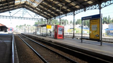 Les quais de la gare de Carcassonne (Aude), le 16 juin 2016. (MAXPPP)