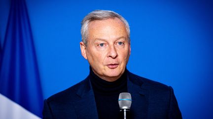 Le ministre de l'Economie Bruno Le Maire, le 3 janvier 2023, à Paris. (AMAURY CORNU / HANS LUCAS / AFP)