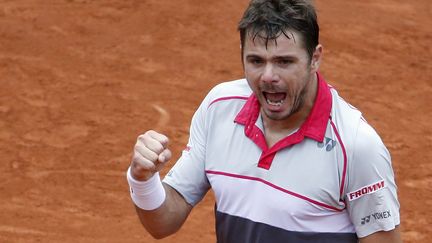 Stanilas Wawrinka a été incroyable face à Roger Federer (KENZO TRIBOUILLARD / AFP)