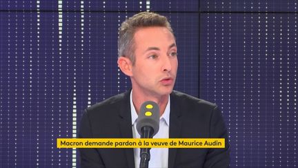 Ian Brossat,&nbsp;adjoint à la maire de Paris et tête de liste PCF aux élections européennes, le 13 septembre 2018 sur franceinfo. (FRANCEINFO / RADIOFRANCE)