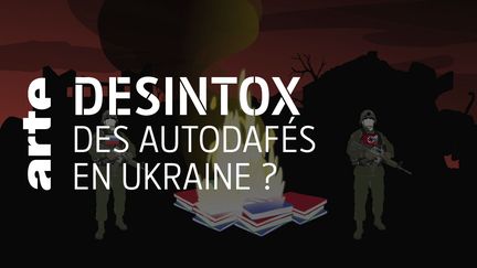 Désintox. Non, l'armée russe n'a pas organisé d'autodafé lors de son invasion de l'Ukraine en 2022 (ARTE/2P2L)