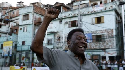 Le footballeur Pel&eacute;, &agrave; Rio de Janeiro, le 10 septembre 2014.&nbsp; ( MAXPPP)