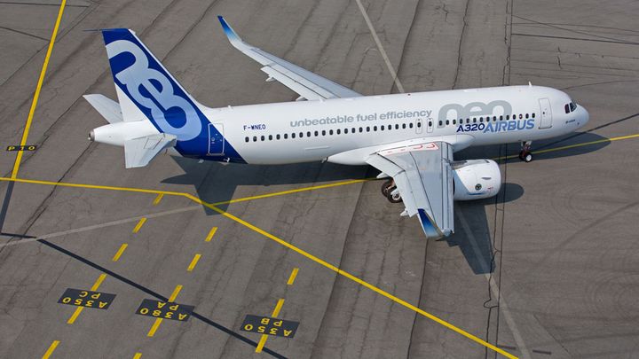 &nbsp; (L'A320neo en septembre 2014. © Airbus)