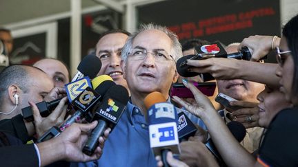 &nbsp; (Antonio Ledezma  à Caracas le 8 décembre 2013 © Maxppp)