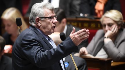 Le secrétaire d'Etat au Budget Christian Eckert, le 3 novembre 2015 à l'Assemblée nationale à Paris. (LIONEL BONAVENTURE / AFP)