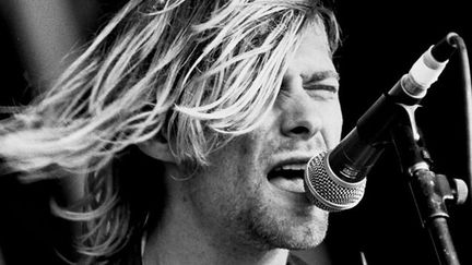 Kurt Cobain au festival de Reading, le 23 août 1991.
 (Geoffrey Swaine / Rex F/REX/SIPA)