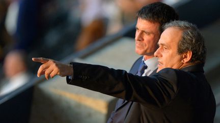 D'apr&egrave;s Matignon, Manuel Valls s'est rendu &agrave; la finale de la Ligue des champions &agrave; Berlin (Allemagne) pour rencontre Michel Platini en vue de l'Euro 2016. (THOMAS EISENHUTH / AFP)