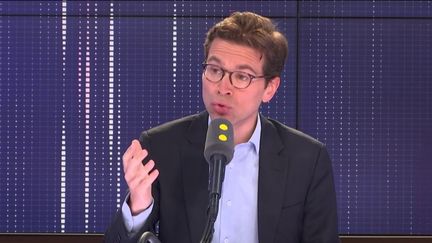 Geoffroy Didier,&nbsp;député européen et vice-président LR de la région Île-de-France, invité du "8h30 Fauvelle-Dély", lundi 10 juin 2019.&nbsp; (FRANCEINFO / RADIOFRANCE)