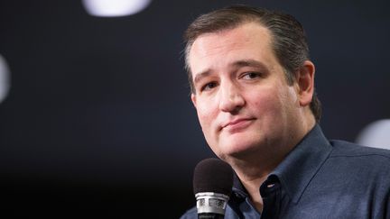 Le sénateur Ted Cruz, candidat à la primaire républicaine, lors d'un meeting à Myrtle Beach (Etats-Unis), le 16 janvier 2016. (SCOTT OLSON / GETTY IMAGES NORTH AMERICA / AFP)