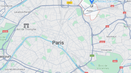 The bones were discovered in Pantin, a town in Seine-Saint-Denis located northeast of Paris.  (GOOGLE MAPS)