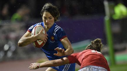 L'arrière du XV de France Jessy Trémoulière lors d'un match du tournoi des Six Nations 2018 (PAUL ELLIS / AFP)