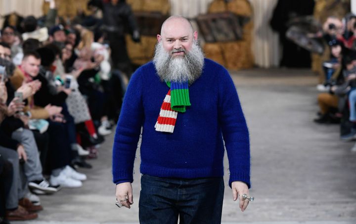 Le créateur Walter Van Beirendonck, final défilé pap ah 2017-18, à Paris, en janvier 2017
 (Maitre/WWD/Shutterstock/SIPA)