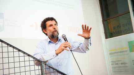 Une photo d'Osman Kavala, à Istanbul, en Turquie, publiée par le centre culturel andalou le 15 octobre 2021.&nbsp; (HANDOUT / ANADOLU CULTURE CENTER / AFP)