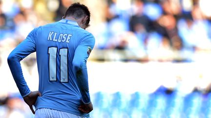 Miroslav Klose était arrivé à Rome à l'été 2011 (GABRIEL BOUYS / AFP)