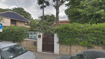 Capture d'écran de l'entrée de l'ambassade de la Corée du Nord à Rome (Italie). (GOOGLE STREET VIEW)