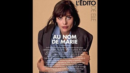 Edito du magazine Elle "Au nom de Marie", octobre 2017
 (Elle)