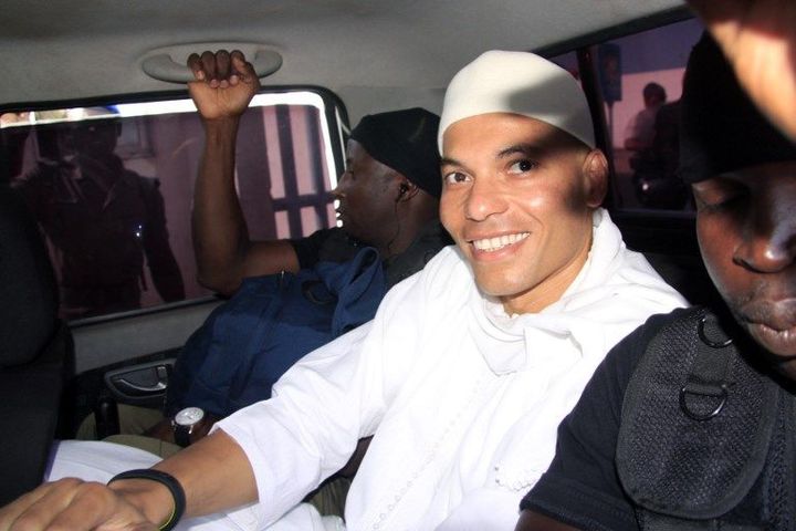 Karim Wade à Dakar le 31 juillet 2014 (AFP)