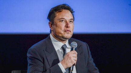 Le milliardaire Elon Musk à Stavanger, en Norvège, le 29 août 2022. (CARINA JOHANSEN / NTB / AFP)