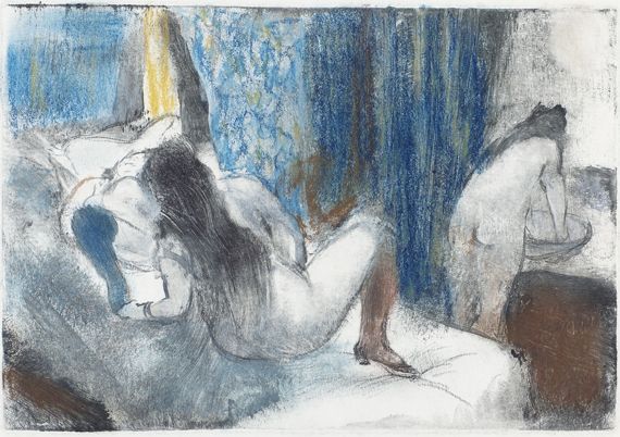 Edgar Degas (1834-1917), "Femme se peignant" ou "La Chevelure", entre 1886 et 1890. Mus&eacute;e d&rsquo;Orsay, Paris. (RMN (MUSÉE D’ORSAY) / HERVÉ LEWANDOWSKI)