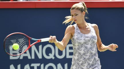 L'Italienne Camila Giorgi en finale du tournoi WTA de Montréal, le 15 août.&nbsp; (MINAS PANAGIOTAKIS / GETTY IMAGES NORTH AMERICA)