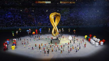 La cérémonie d'ouverture de la coupe du monde de football au Qatar, le 20 novembre 2022. (MAXPPP)