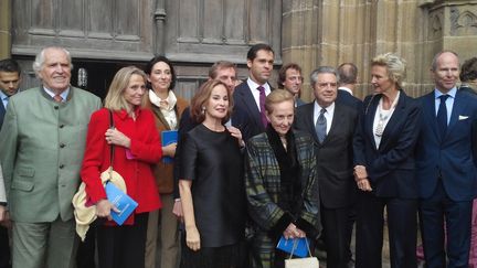 &nbsp; (La famille s'est retrouvée pour un concert à l'église du village, avant une garden-party privée © RADIOFRANCE | Olivier Vidal)