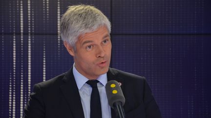 Laurent Wauquiez, président du parti Les Républicains. (JEAN-CHRISTOPHE BOURDILLAT / RADIO FRANCE)