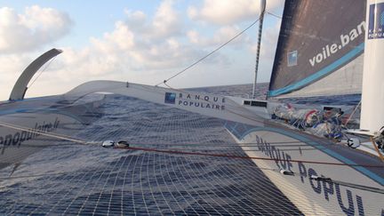 Le maxi trimaran Banque Populaire