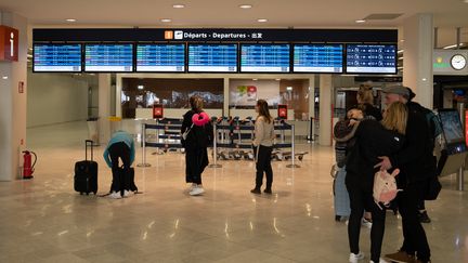 L'aéroport d'Orly (Val-de-Marne), le 10 avril 2023. (ESTELLE RUIZ / HANS LUCAS / AFP)