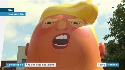 Donald Trump moqué au Royaume-Uni (France 3)