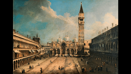 &quot;La place Saint-Marc vers l&#039;Est&quot; de Canaletto
 (Museo Thyssen-Bornemisza, Madrid)