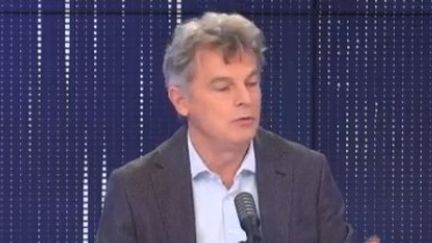 Fabien Roussel, secrétaire national du PCF, sur franceinfo, le vendredi 18 décembre 2020. (FRANCEINFO / RADIOFRANCE)