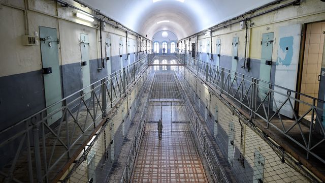 La prison d'Angers, le 17 novembre 2016. (JEAN-SEBASTIEN EVRARD / AFP)