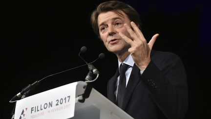 François Baroin le 16&nbsp;février 2017. (REMY GABALDA / AFP)