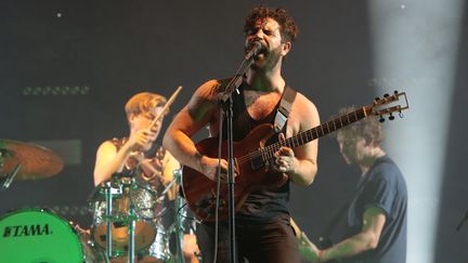 Foals clôture le festival Rock en Seine.
 (Gilles Scarella / Studio FTV)