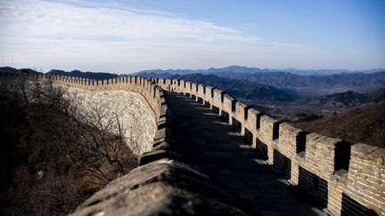La Grande Muraille de Chine, à Huairou, le 20 février 2018. (VINCENT ISORE / MAXPPP)