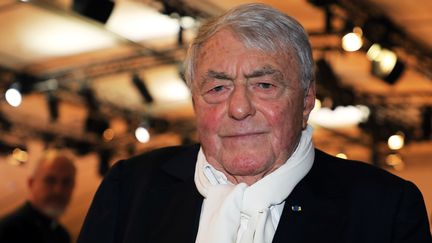 Le réalisateur Claude Lanzmann, le 7 mars 2018 à Paris. (LUDOVIC MARIN / AFP)